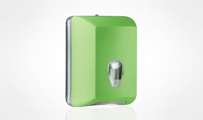 Dispenser carta igienica interfogliata abs Colored Edition - Verde Soft Touch