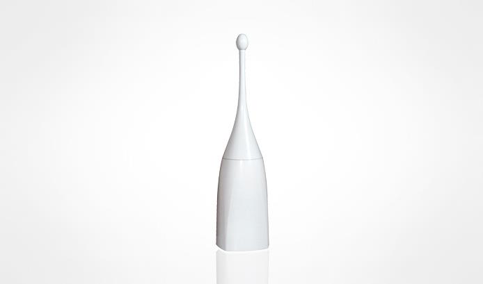 Portascopino wc - Bianco o Grigio Satin