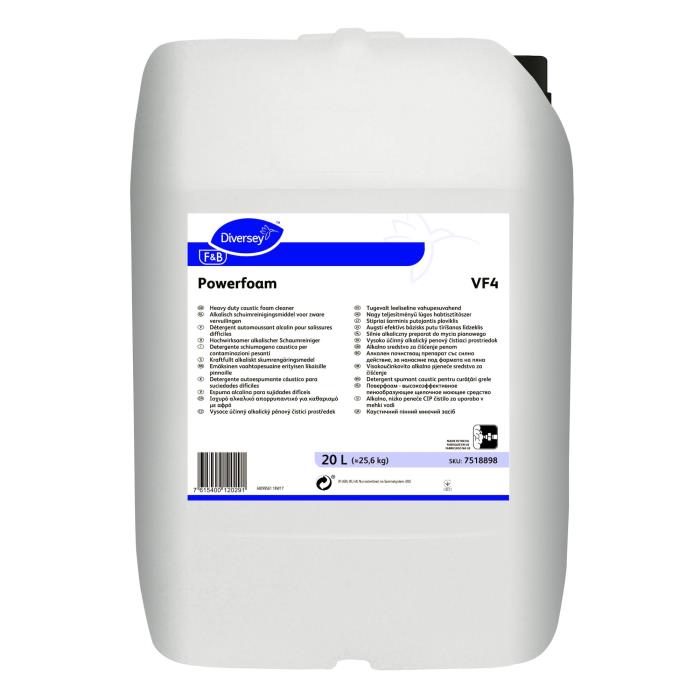 Powerfoam VF4 LT 20 detergente schiumogeno caustico