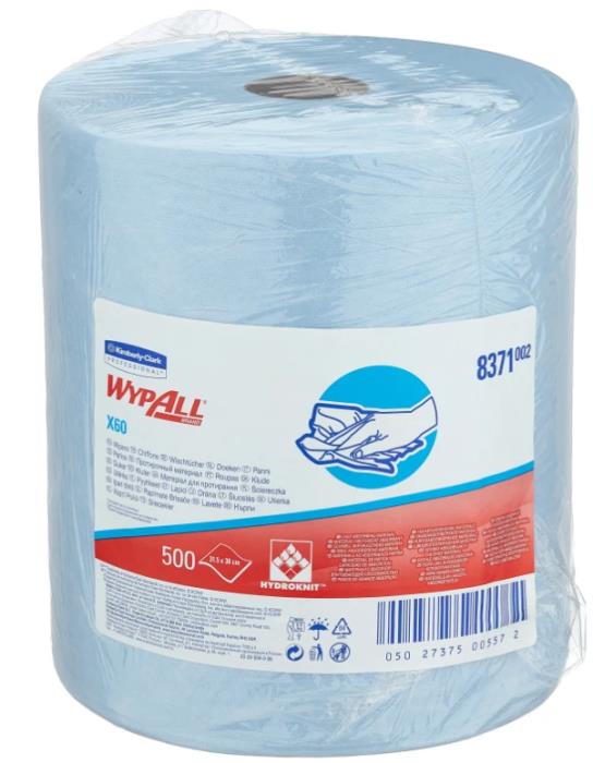 WypAll® X60 General Clean™ in rotolo grande 8371 - 1 rotolo grande da 500 panni 