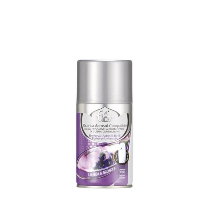 Ricarica Aerosol Deo Matic ml 250 – fragranza Lavanda e Orchidea