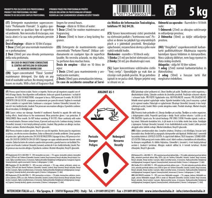 Detergente manutentore bouquet floreale AS-1