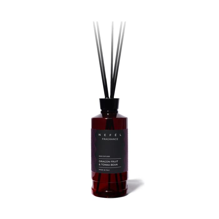 Diffusore a bastoncini Nefél Fragrance Dragon Fruit & Tonka Bean | 480 ml 
