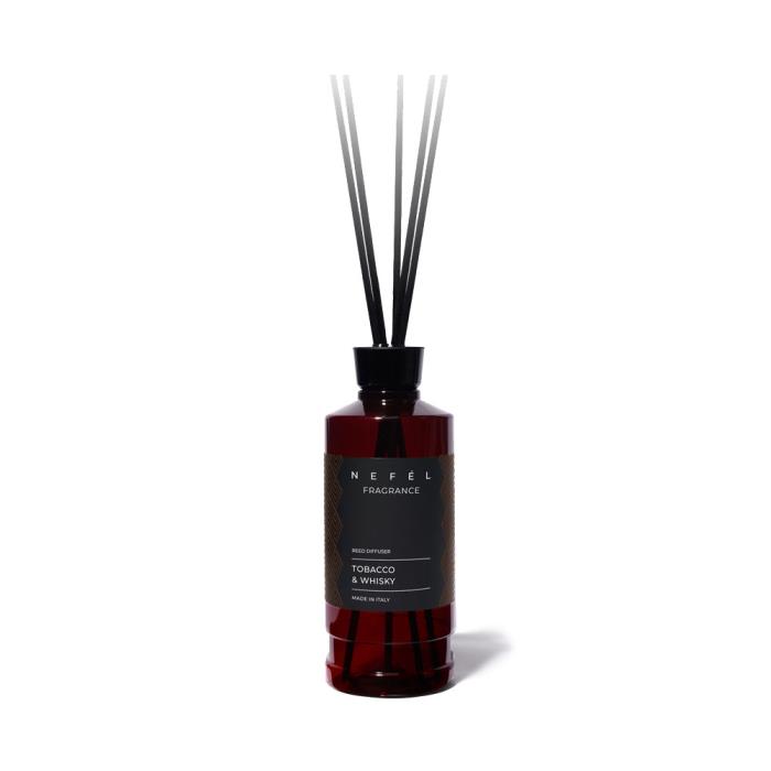 Diffusore a bastoncini Nefél Fragrance Tobacco & Whisky | 480 ml