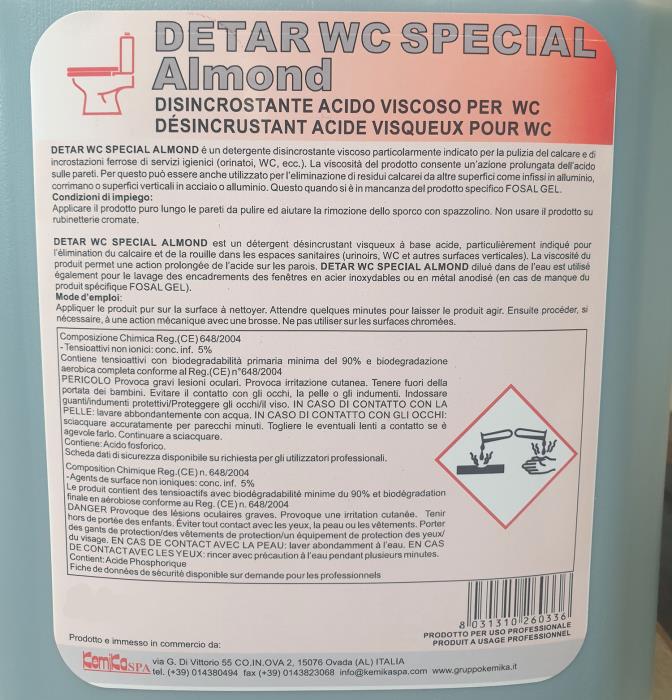 Detergente disincrostante per wc Detar Special WC