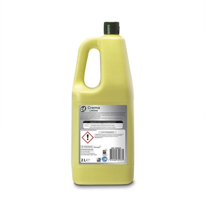 Detergente liquido Cif Crema Limone Professional | 2 Lt