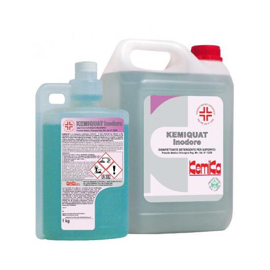 Disinfettante detergente cucina Kemiquat Inodore lt 5