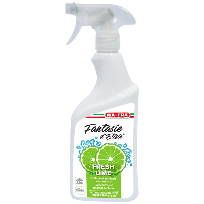 Profumo per ambienti e auto Fantasie d'Elisir Fresh Lime ml 500