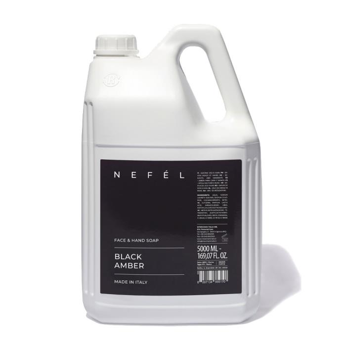 Sapone liquido Nefél Face & Hand Soap Black Amber | 5 lt