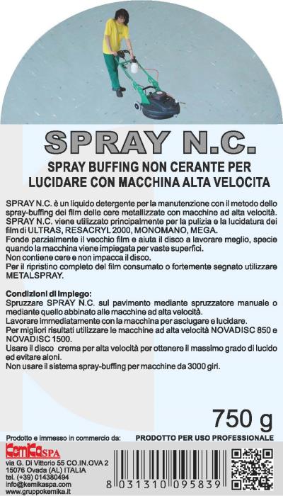 Spray Non cerante per lucidare gr 750