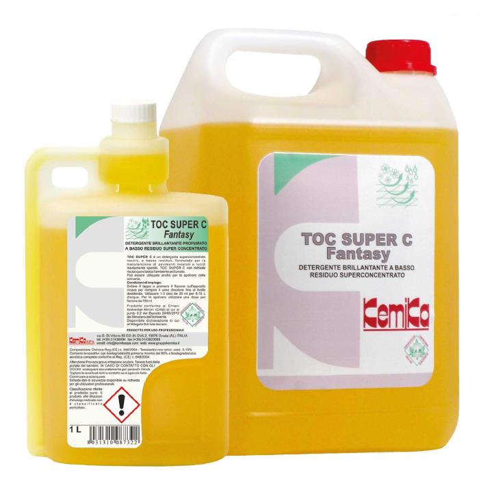 Detergente brillantante profumato Toc Super C Lt 1