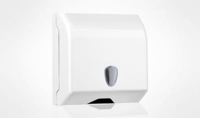 Dispenser carta asciugamani abs | Bianco o Grigio Satin | 250 fogli