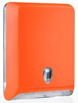 Dispenser carta asciugamani Multiplus Colored Edition - Arancione Soft Touch