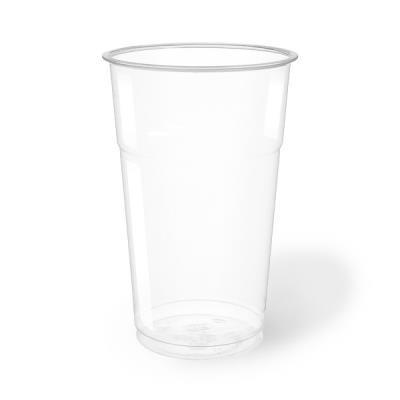 Bicchiere di plastica 390 cc trasparente infrangibile pz 40