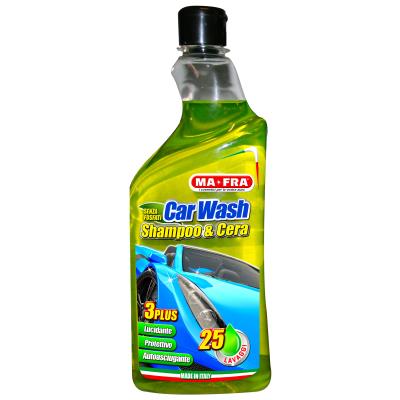 Car Wash Shampoo & Cera per lavaggio auto esterni  lt 1