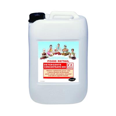 Detergente concentrato 890 Food Retail Alfa | 10 Kg