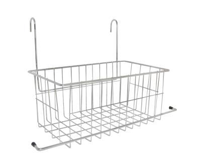 Cestino cromato per carrello Nick