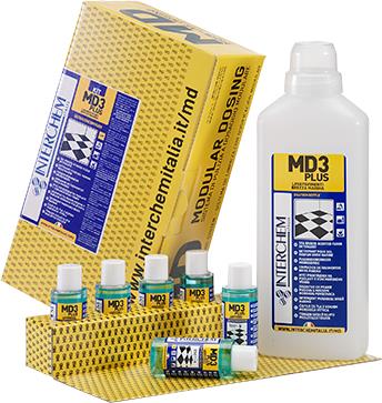 Detergente per pavimenti MD3-Plus Brezza marina - kit 6 pz + bottiglia lt 1