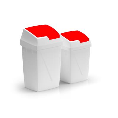 Pattumiera con coperchio basculante Lindy Swing Colour Rosso | 25 L