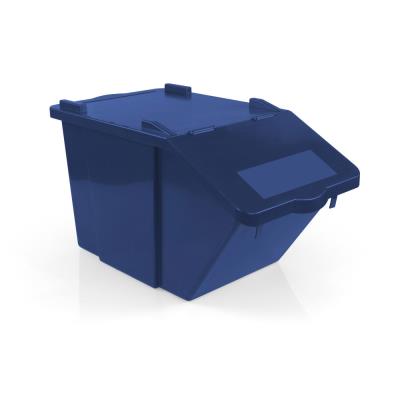 Pattumiera con coperchio Split | 45 L | Senza targhetta