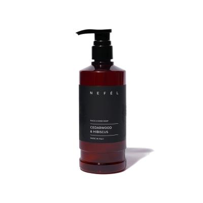Sapone liquido Nefél Face & Hand Soap Cedarwood & Hibiscus | 480 ml