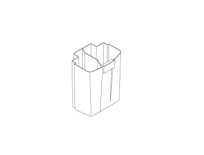 LW30-38  SERBATOIO COMPLETO GRIGIO TRASPARENTE