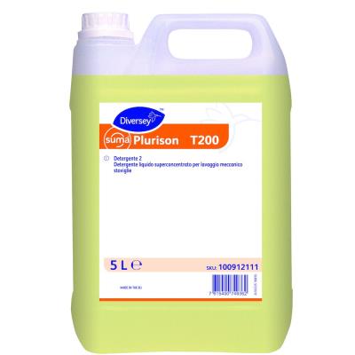 Suma Plurison T200 Detergente liquido stoviglie lt 5 | Diversey